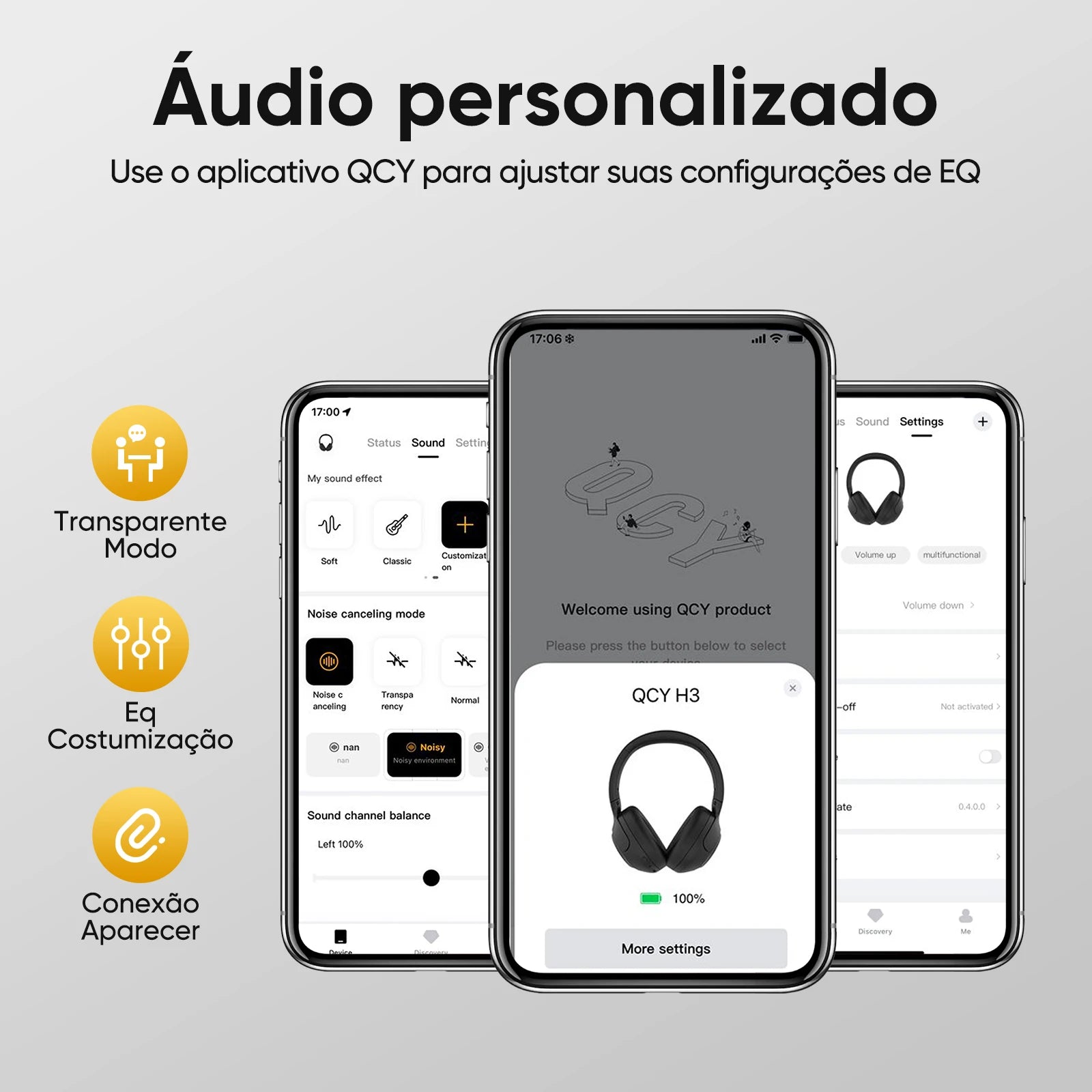 Headset H3, 0 RUÍDO