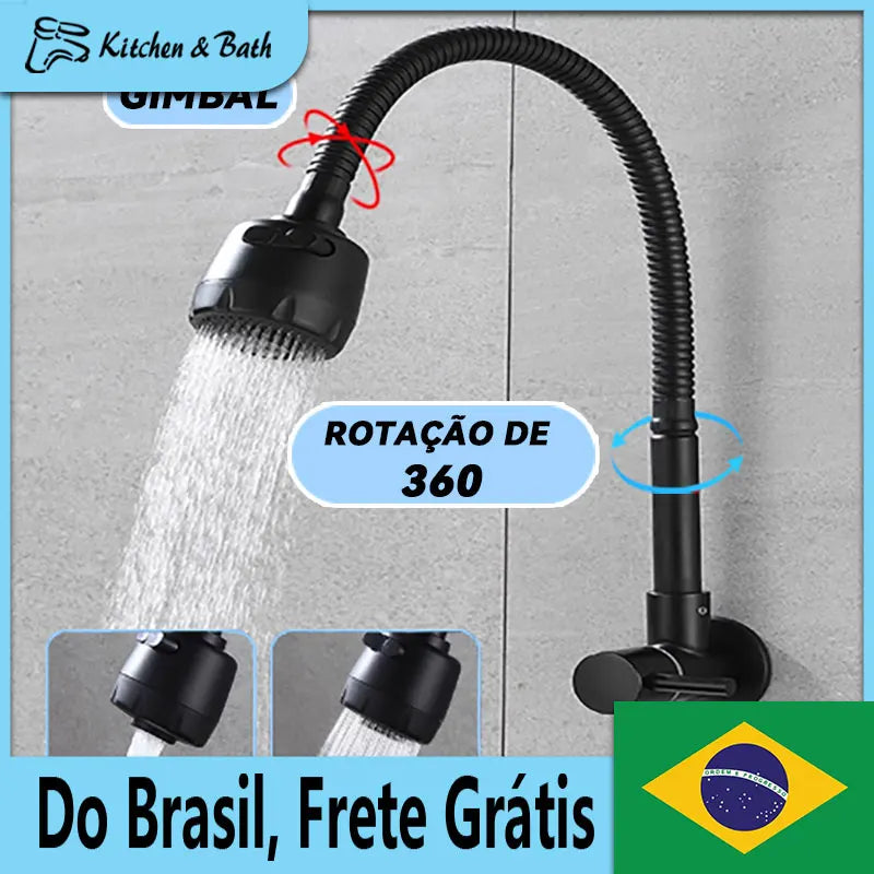 Torneira de cozinha gourmet (Parede)