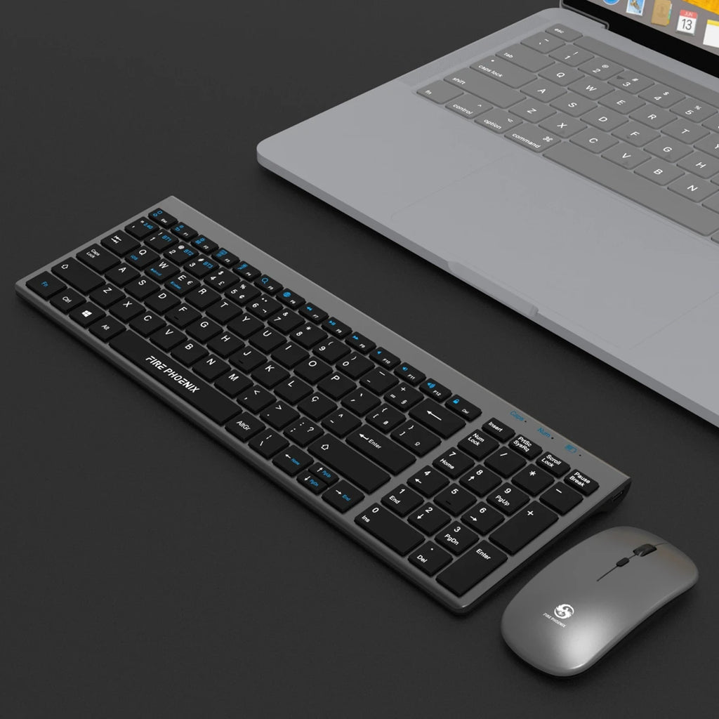 Kit teclado e mouse sem fio