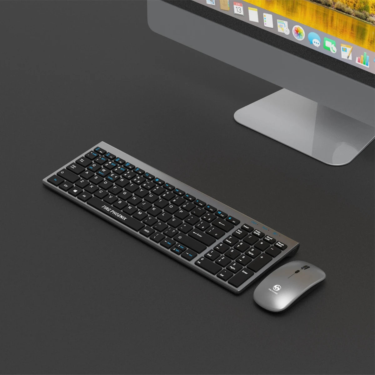 Kit teclado e mouse sem fio