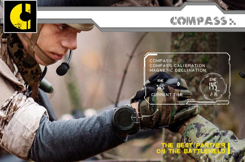 Relógio digital militar