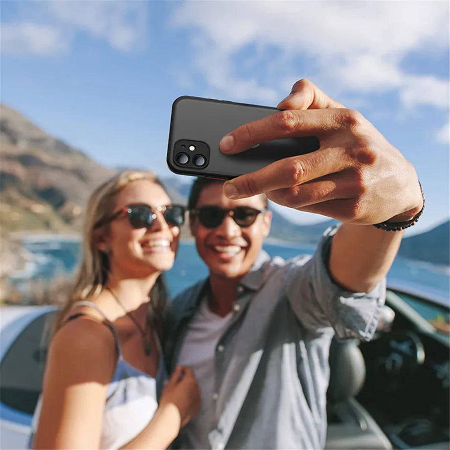 Capa fosca à prova de choque para Iphone 11, 12, 13, 14, 15, 16