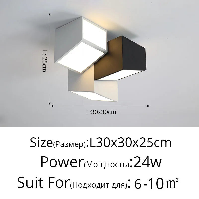 Luminárias de teto triangulares