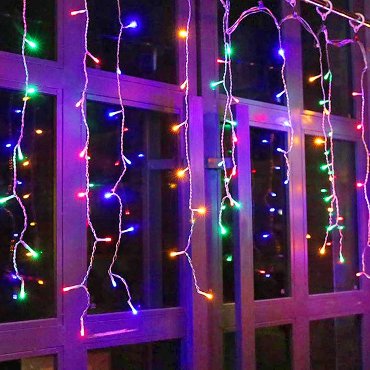 Luzes de natal efeito cascata