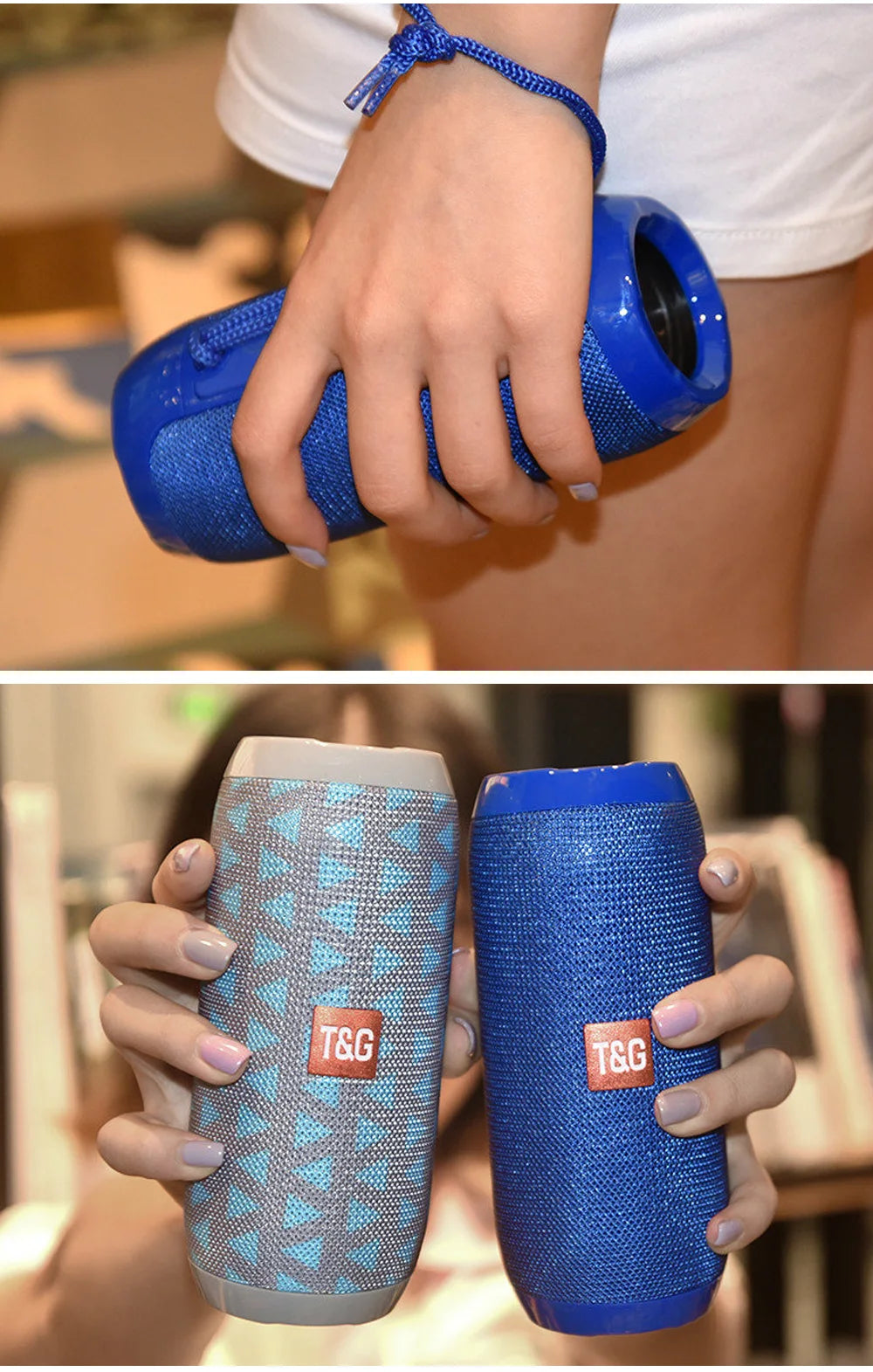 Caixa de Som Bluetooth Portátil T&G TG117 TWS