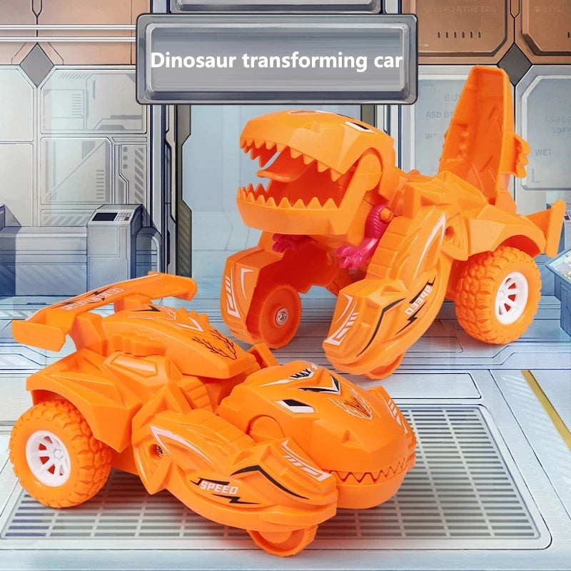 Brinquedo 2 em 1: Carro Dinossauro Transformável
