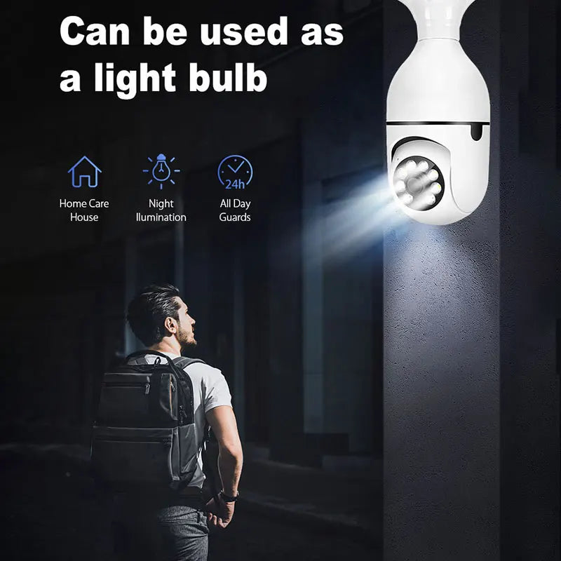 Câmera IP sem fio WiFi, webcam 1080P