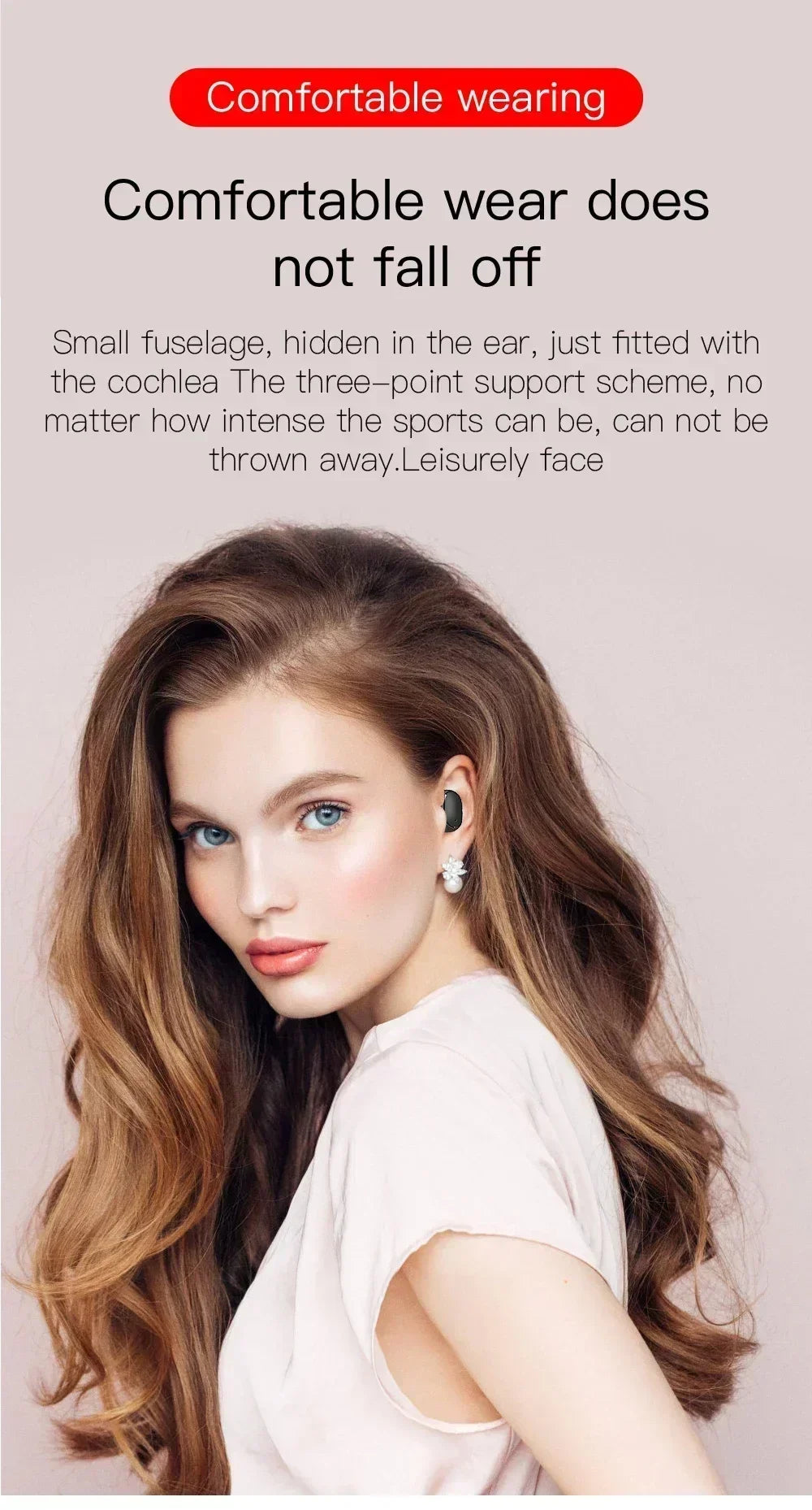 Fone de ouvido sem fio