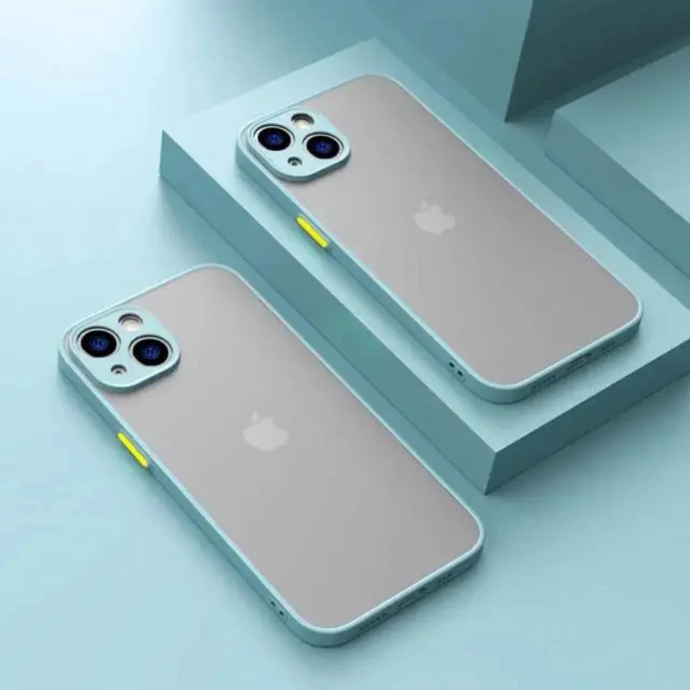 Capa fosca à prova de choque para Iphone 11, 12, 13, 14, 15, 16