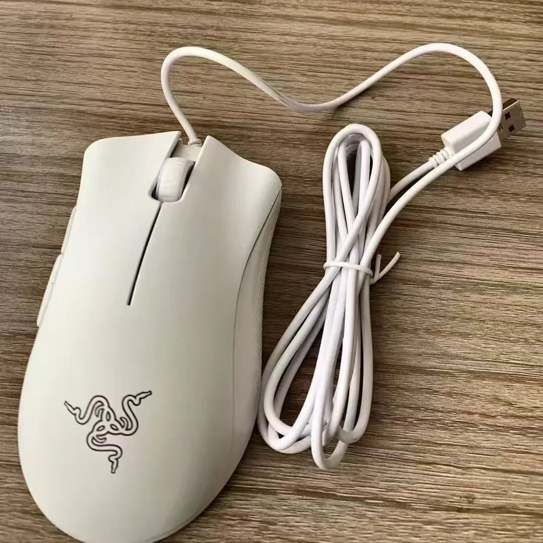 Mouse Gamer Razer Deathadder Essential, Com Fio, 6400 DPI, 5 Botões, Preto