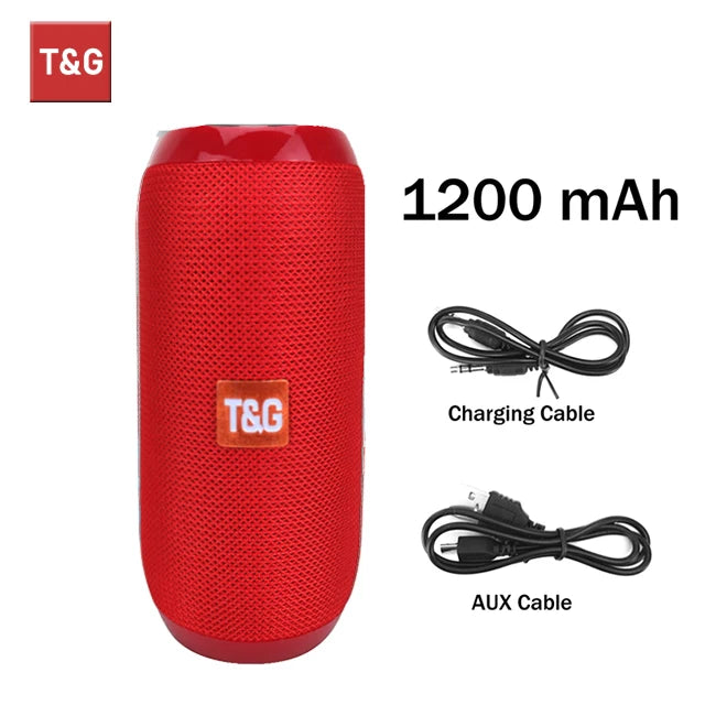 Caixa de Som Bluetooth Portátil T&G TG117 TWS