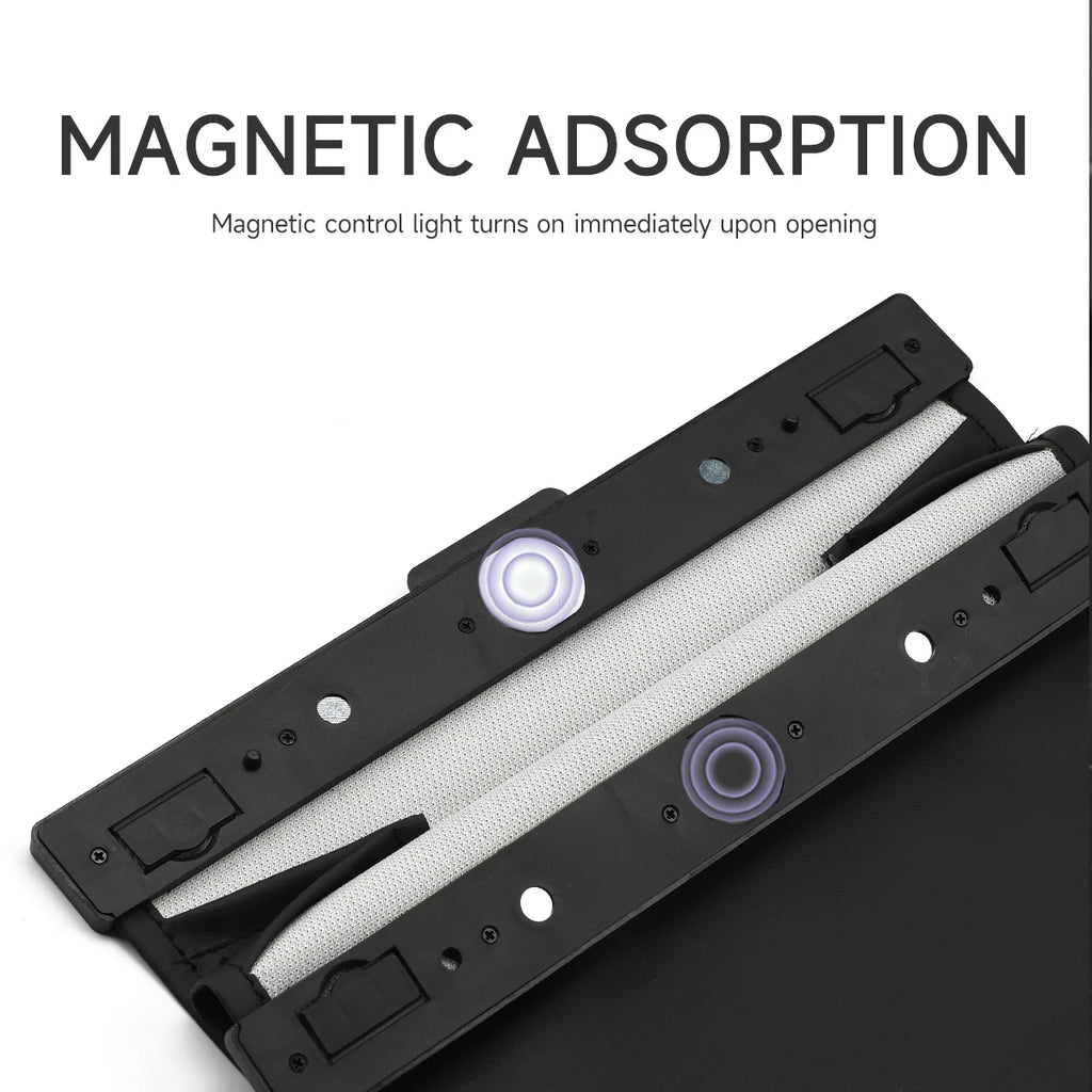 Lixeira abre e fecha em couro