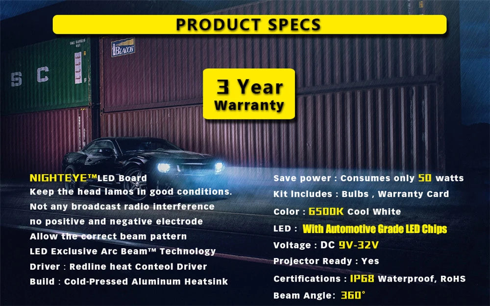 Lampadas de led H4/HB2/9003