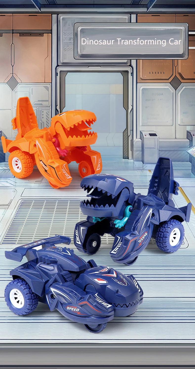 Brinquedo 2 em 1: Carro Dinossauro Transformável