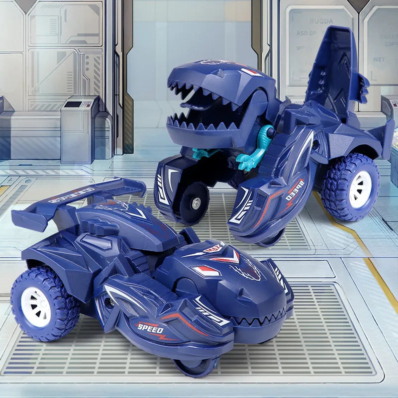 Brinquedo 2 em 1: Carro Dinossauro Transformável
