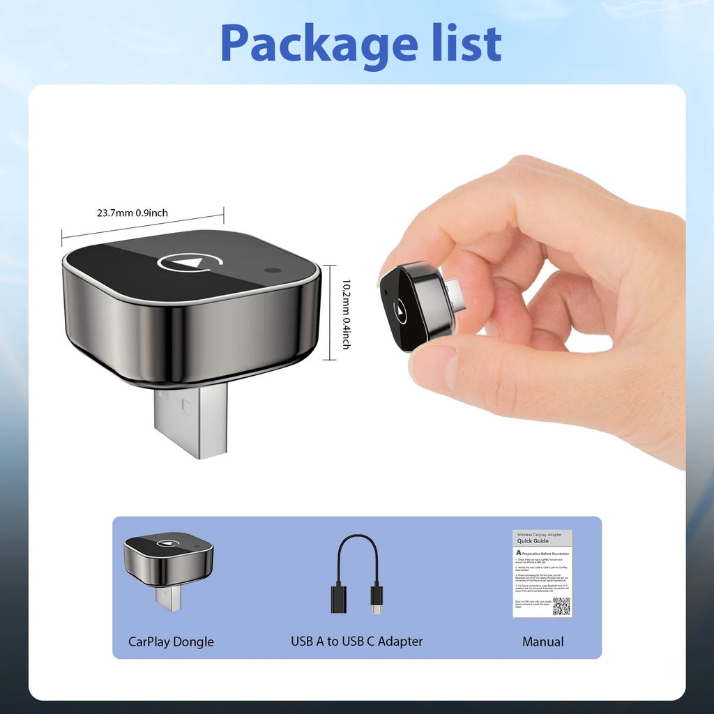 Adaptador carplay sem fio