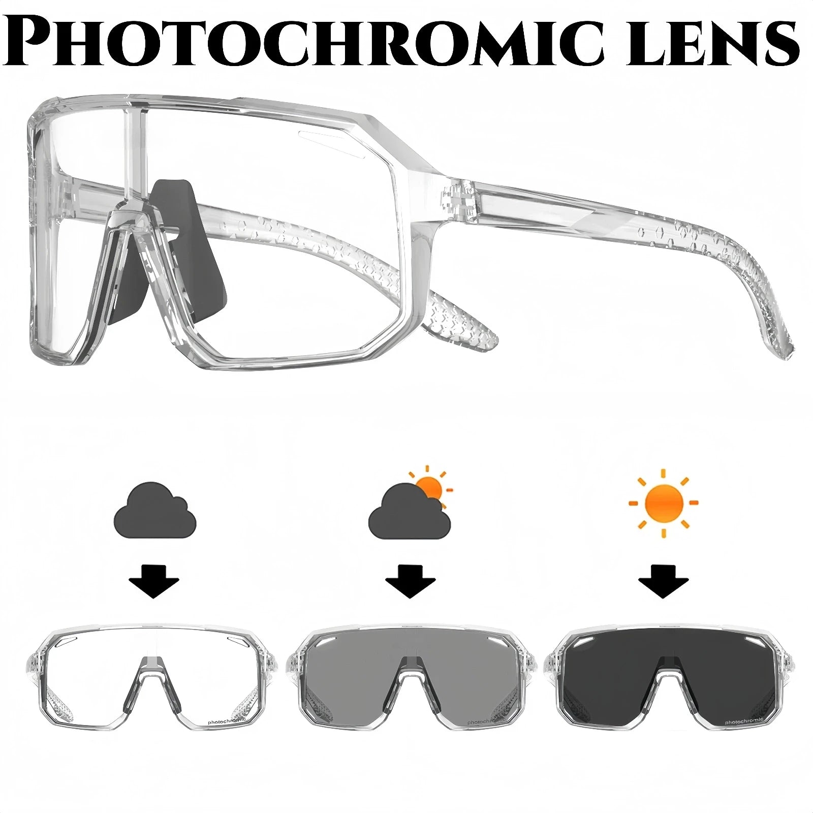 Óculos de sol esportivo