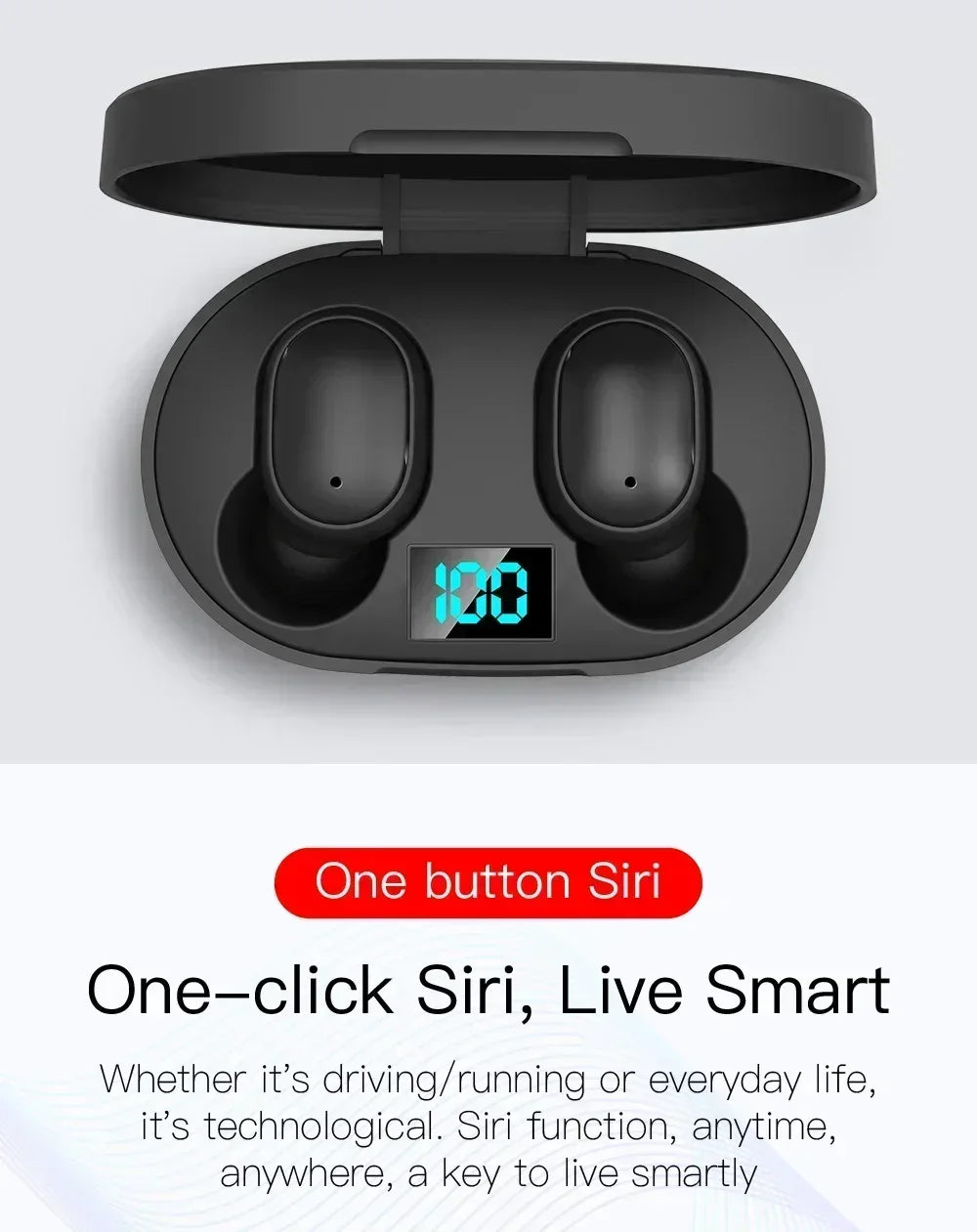 Fone de ouvido sem fio