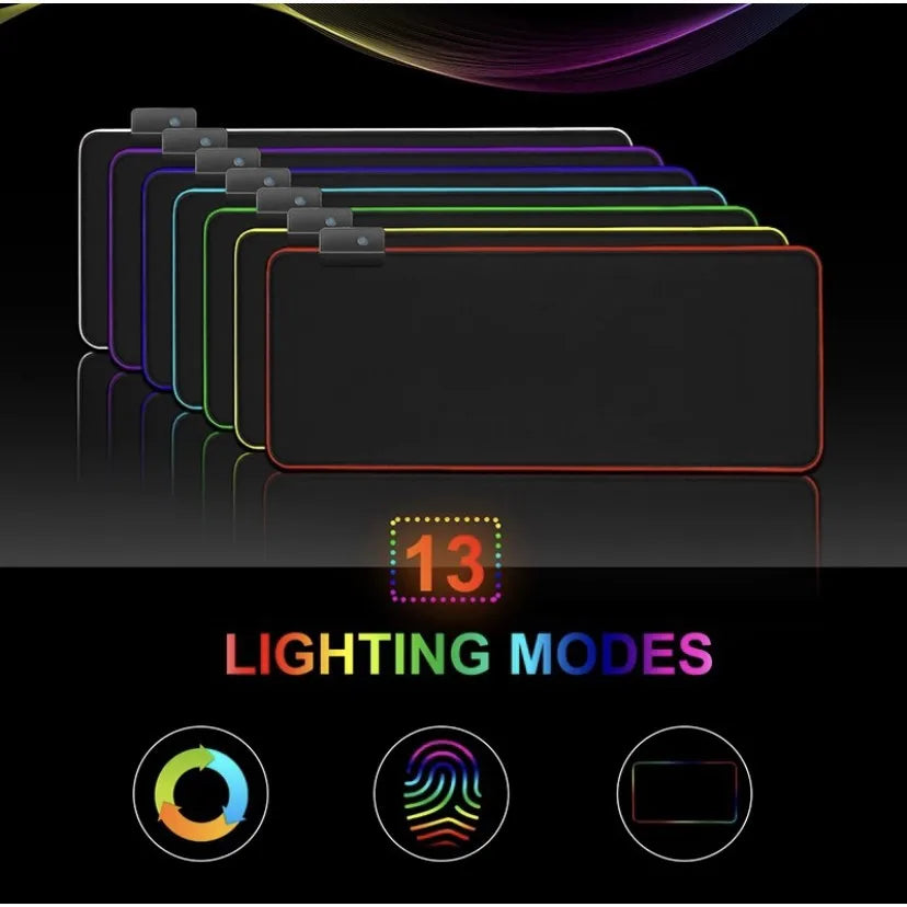 Mousepad gamer LED RGB