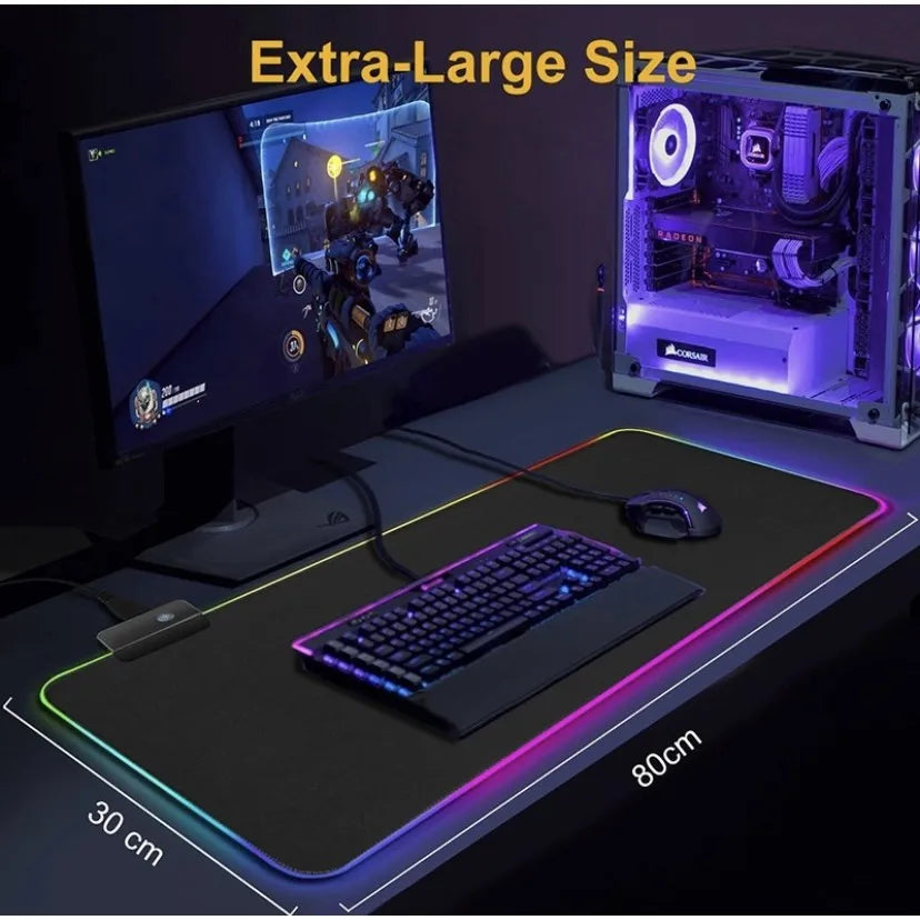 Mousepad gamer LED RGB