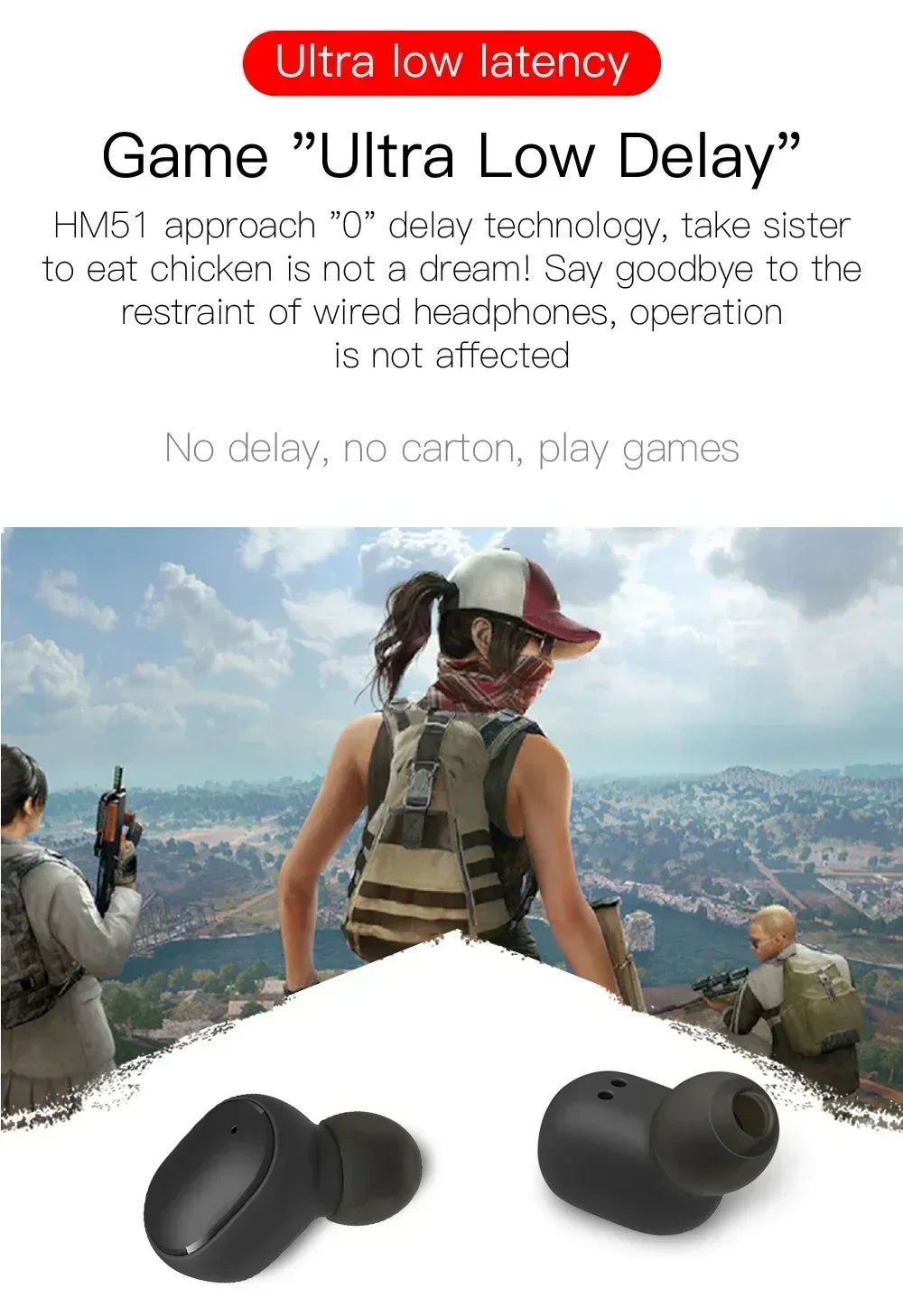 Fone de ouvido sem fio