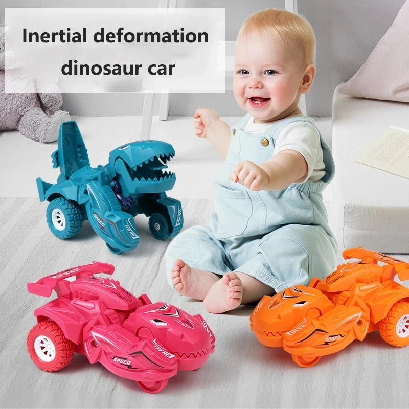Brinquedo 2 em 1: Carro Dinossauro Transformável