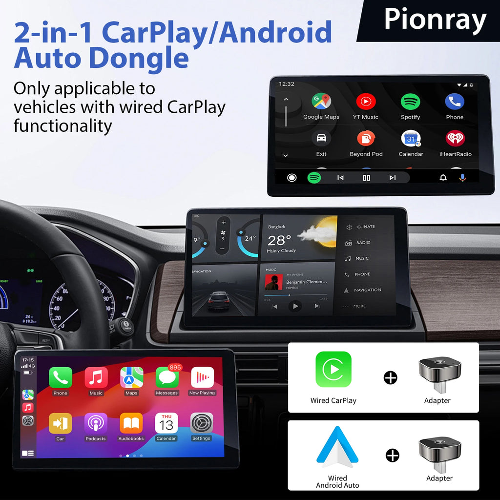 Adaptador carplay sem fio