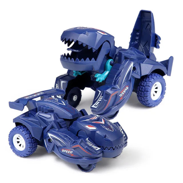 Brinquedo 2 em 1: Carro Dinossauro Transformável