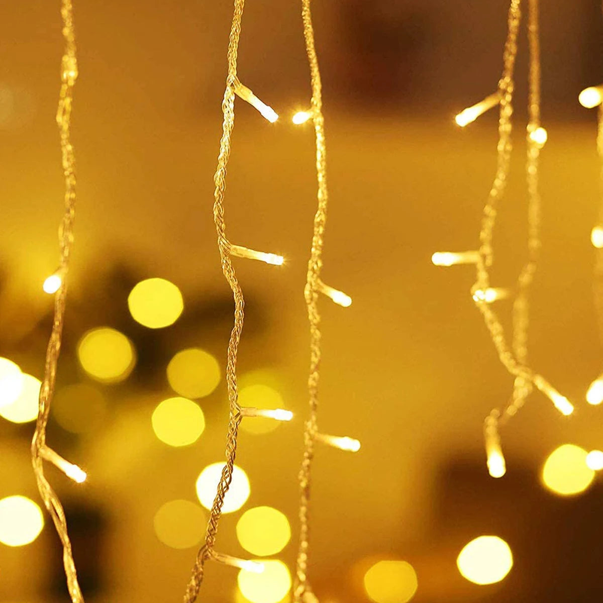 Luzes de natal efeito cascata