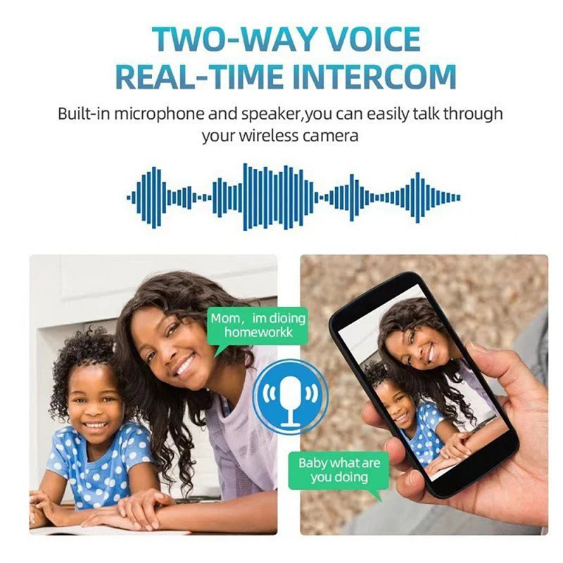 Câmera IP sem fio WiFi, webcam 1080P