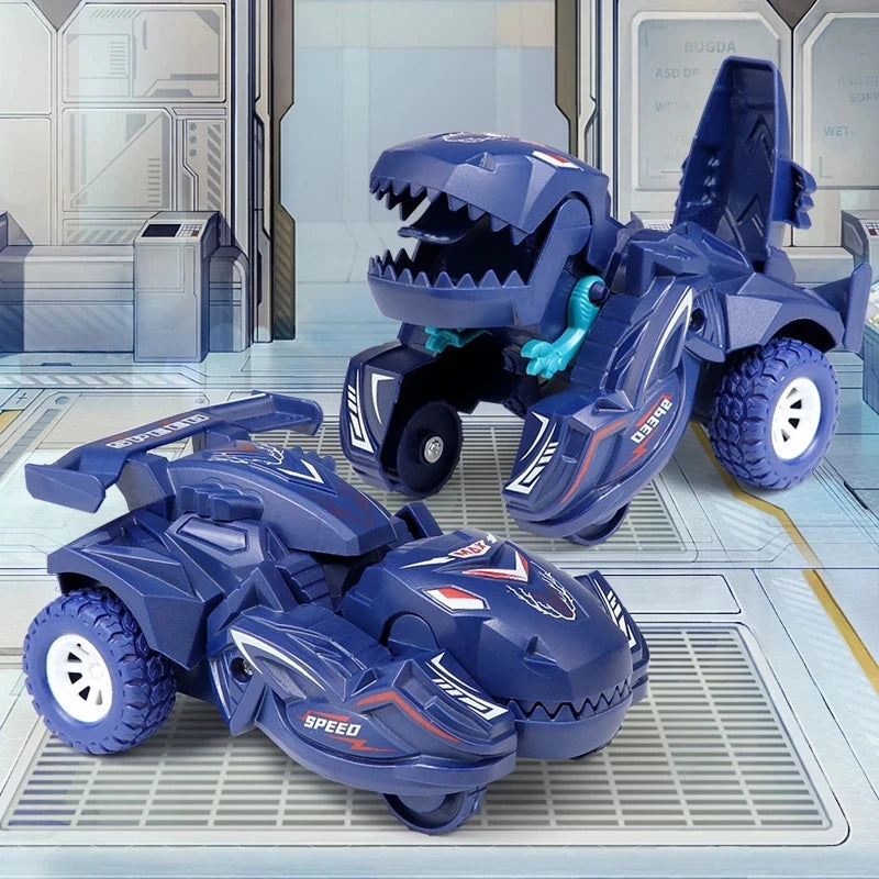 Brinquedo 2 em 1: Carro Dinossauro Transformável